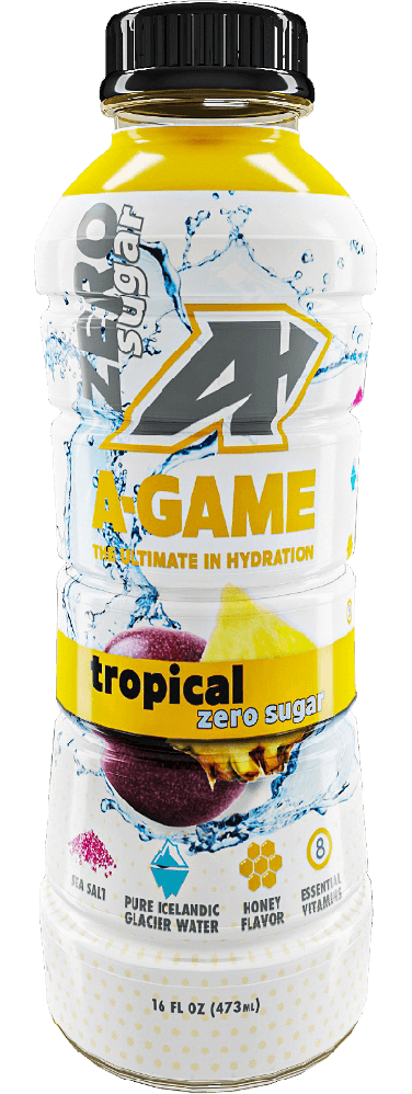 A-Game Natural Hydrating Zero Sugar Drink Pineapple & Passion Fruit | DrinkAGame.com