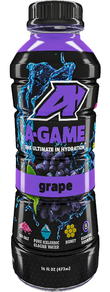 A-Game Natural Hydrating Sports Drink Concord Grape | DrinkAGame.com