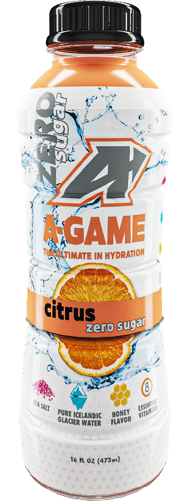 A-Game Natural Hydrating Zero Sugar Drink Orange Lemon Lime | DrinkAGame.com