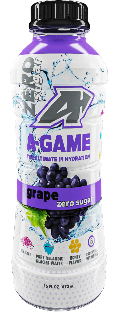 A-Game Natural Hydrating Zero Sugar Drink Concord Grape | DrinkAGame.com